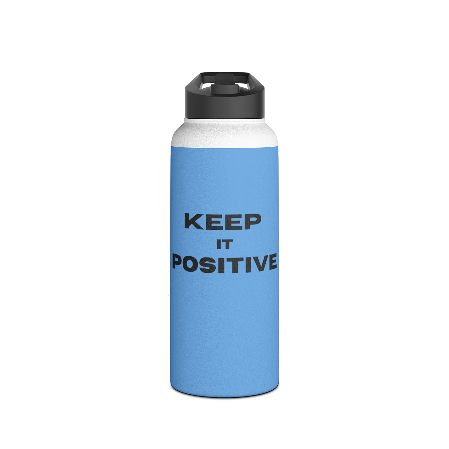 Bottle, Stainless Steel, Standard Lid/LIGHT BLUE/Keep it Positive