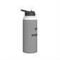 Bottle, Stainless Steel, Standard Lid/GRAY/Keep It Positive