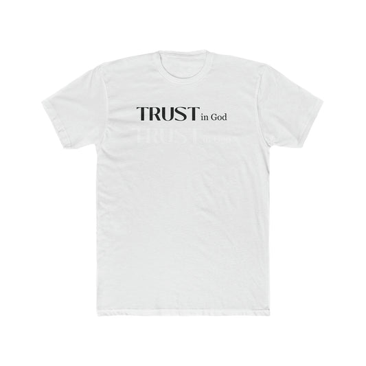 Tee-shirt, Men's Cotton Crew/TRUST in God