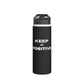 Bottle, Stainless Steel, Standard Lid/BLK/Keep It Positive