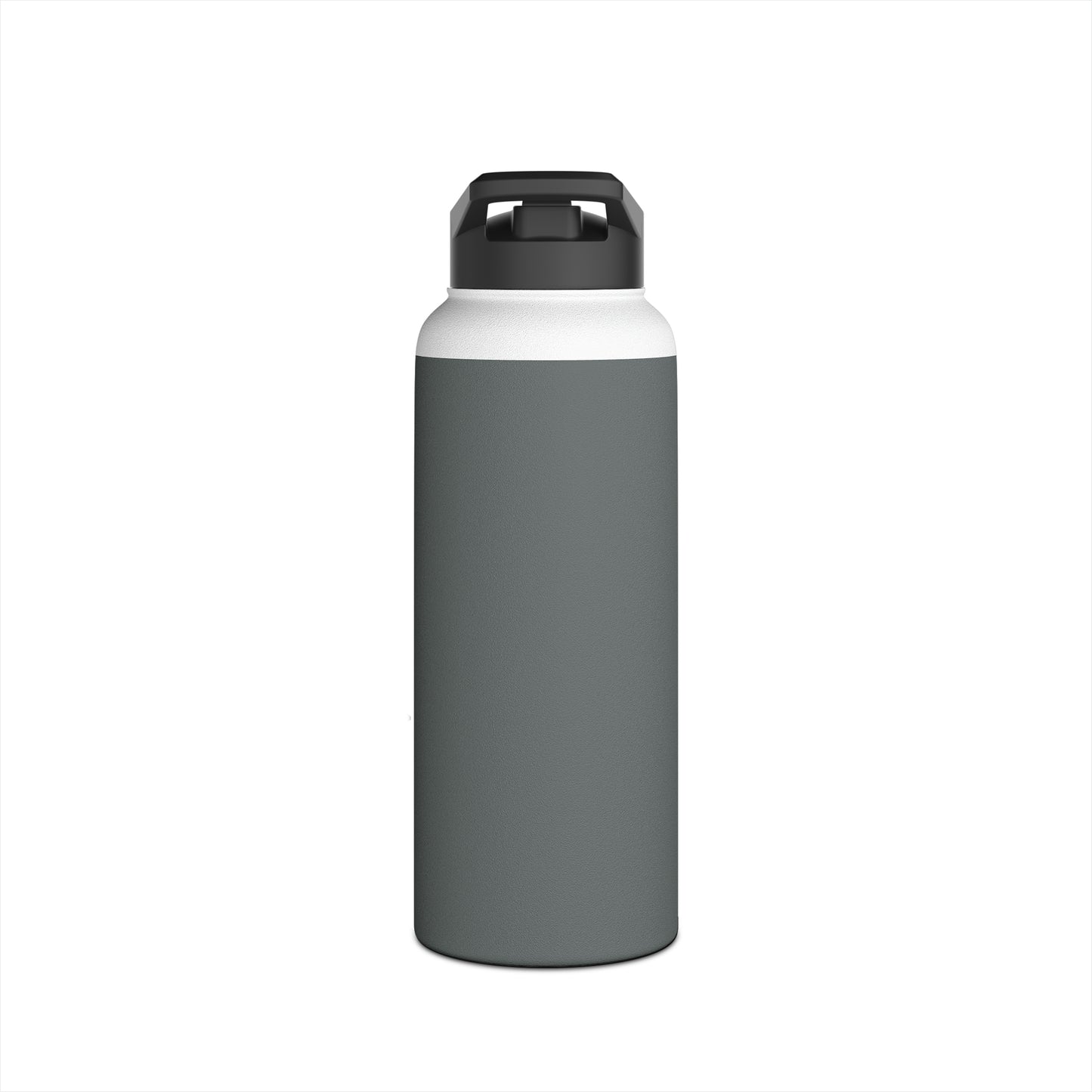 Bottle, Stainless Steel, Standard Lid/DRK GRAY/Keep It Positive