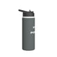 Bottle, Stainless Steel, Standard Lid/DRK GRAY/Keep It Positive