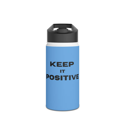 Bottle, Stainless Steel, Standard Lid/LIGHT BLUE/Keep it Positive