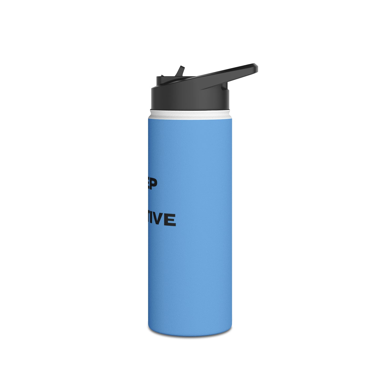 Bottle, Stainless Steel, Standard Lid/LIGHT BLUE/Keep it Positive