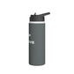 Bottle, Stainless Steel, Standard Lid/DRK GRAY/Keep It Positive