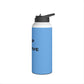 Bottle, Stainless Steel, Standard Lid/LIGHT BLUE/Keep it Positive