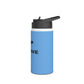 Bottle, Stainless Steel, Standard Lid/LIGHT BLUE/Keep it Positive