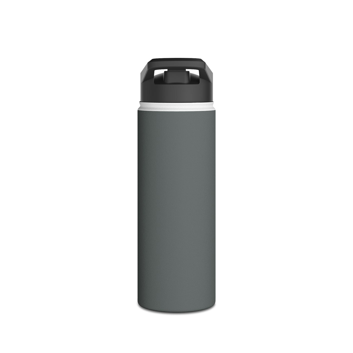 Bottle, Stainless Steel, Standard Lid/DRK GRAY/Keep It Positive